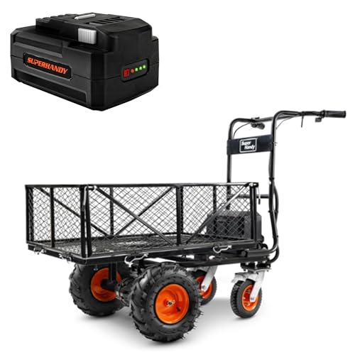 Carrito de servicio SuperHandy utilidad con batería de litio 48V 4Ah [Paquete]