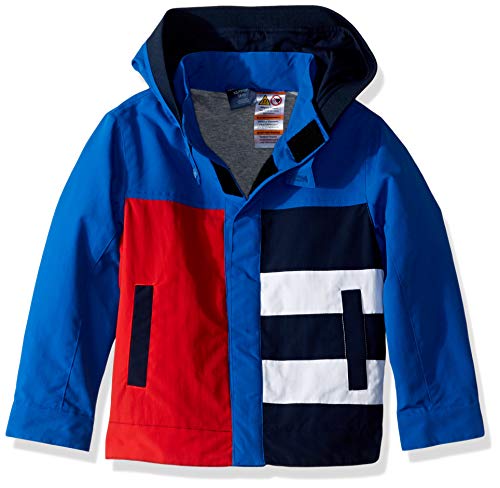 Tommy Hilfiger Boys' Adaptive Jacket with Magnetic Buttons, turkish Sea S