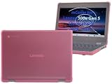 mCover Capa rígida compatível apenas com notebooks Lenovo Chromebook 500e 2 em 1 geração 2026+ de 11,6 ou 12,2 polegadas (não serve para nenhum outro modelo Lenovo) - Rosa