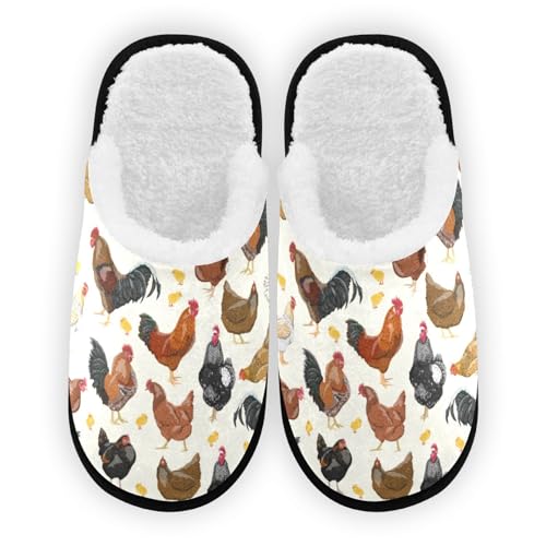 Slippers for Women Men, Memory Foam House Slippers, Non-Slip Indoor Outdoor Winter Bedroom Shoes