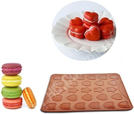 27 Hole Bear Macarons Muffins Silicone Baking Mat Pad Sheet Baking pastry tools Macaron Dessert Sheet