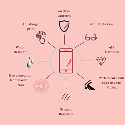 Image of Military Grade-Gorilla Tempered Glass Screen Protector-with 100% Fingerprint Sensor Working-Edge to Edge Full Screen Coverage-9H Hardness-With Easy Installation Kit-Black(Pack Of 1)-Compatible With Redmi A1|10A|9 Active|9i|9i Sport|9A|9A sport|C31 6.53 Inch)