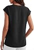 Blusa para mujer con mangas cortas, escote en V, vestido casual elegante, ropa de trabajo de verano 2026, conjuntos de primavera modernos 5