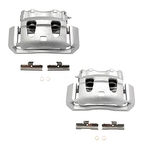 Image of TRQ Front Brake Caliper Set Compatible with 95-07 Ford