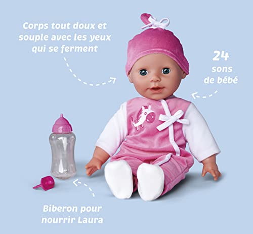 Simba Laura Poupée Parle 38cm Corps souple 24 sons Piles incluses - vue 8