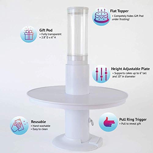 Surprise Cake - Popping Cake Stand - Pull-Ring Surprise - Thumbnail 4