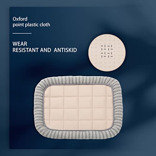 Tronssien Pet Self Cooling Mat Waterproof Cotton And Linen Canvas, Washable Summer Ice Pads For Cats & Small Dogs, Grey, 22"X19"… #TOP3