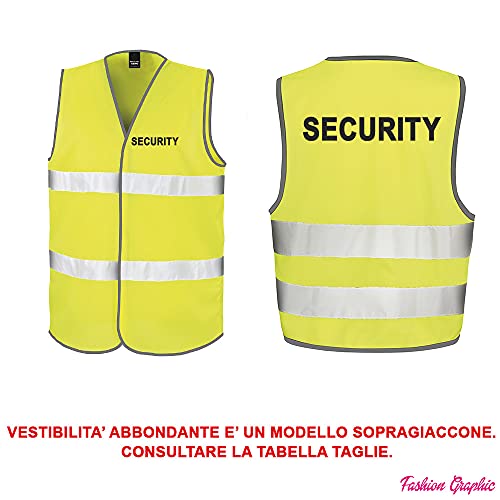 Fashion Graphic Gilet Alta visibilità Security