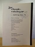  Jpc Classic-Catalogue Nr. 6 - Nachtrag Februar 1979
