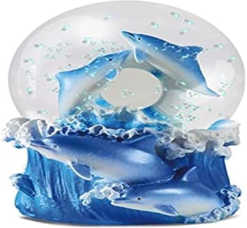 The Bridge Collection Delfin Ornamente - 2er Set Mit Pailletten