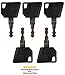 5 Keyman JCB Construction Equipment Ignition Key Blanks Cut to fit JCB Bomag More 14607
