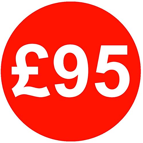 30mm Price Stickers Pack of 1000 - Red - £95 — image 1