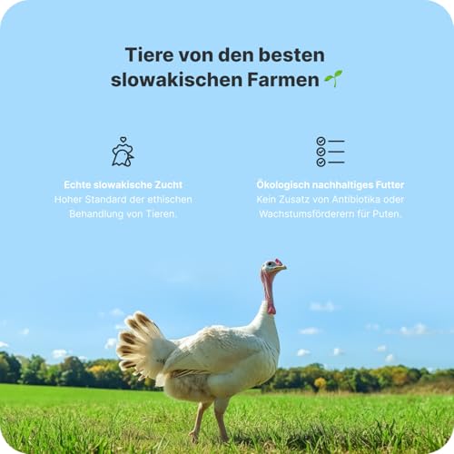 Vilgain R2E Putenfleisch – mageres Fleisch aus lokalen Bauernhöfen, zart & proteinreich, ohne Konservierungsstoffe, vielseitig für schnelle Mahlzeiten, unterwegs & gesunde Ernährung, 100g