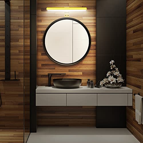 Kanesiki Wireless Picture Light Battery Operated, Rechargeable Painting Light With Remote, Dimmable Display Lamp With Timer For Picture Frame Portrait Art Dartboard Gallery, 180 Lumens, 16 Inch, Gold #TOP3