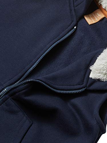 Colete Em Moletom E Pelo Meninos Up Baby, Azul, 08