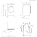 AEG 5000 Series Freestanding Washing Machine LFX50942B, Front Loading Full Size, 9kg, 1400 rpm, AntiAllergy Program, Quick Wash, TimeSave to Adjust Washing Cycles, Class A, White