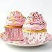 600 Pcs Pink Bow Cupcake Liners,Paper Coquette Bow Baking Cups Bowknot Cupcake Wrappers Baking Standard Holders for Baby Shower Wedding Bachelorette Bridal Showers Birthday Dessert Decoration