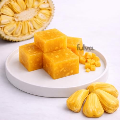 Image of Fulva Kerala Jackfruit Halwa 200g, Original Kozhikode Halwa Traditional Indian Sweet with Authentic Jackfruit Flavor, Soft and Chewy Dessert for Festive Occasions and Celebrations