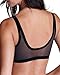 EBY Seamless Sheer Bralette: Black, Bras for women, Size -XL
