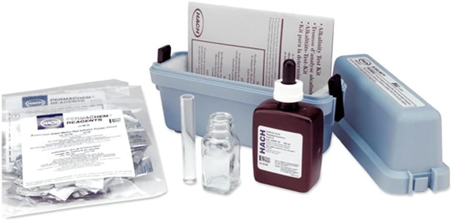 Hach Alkalinity Test Kit, Model AL-AP, mg/L, 2444301