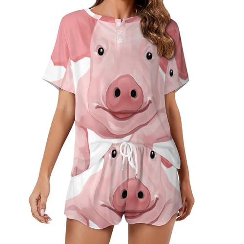 Pyjama pour femme Cochon pour ne plus souffrir de la chaleur la nuit
