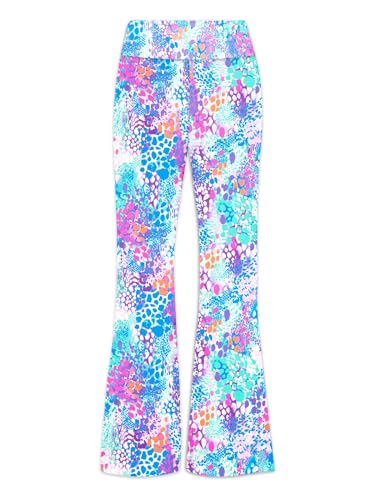 Image of Deerose Girls Halloween Hippie Bell Bottom Pants High Waist Flare Pants 5-14 Years