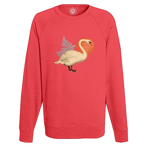Sweat shirt homme cygne pour affirmer votre style unique avec une illustration ancienne