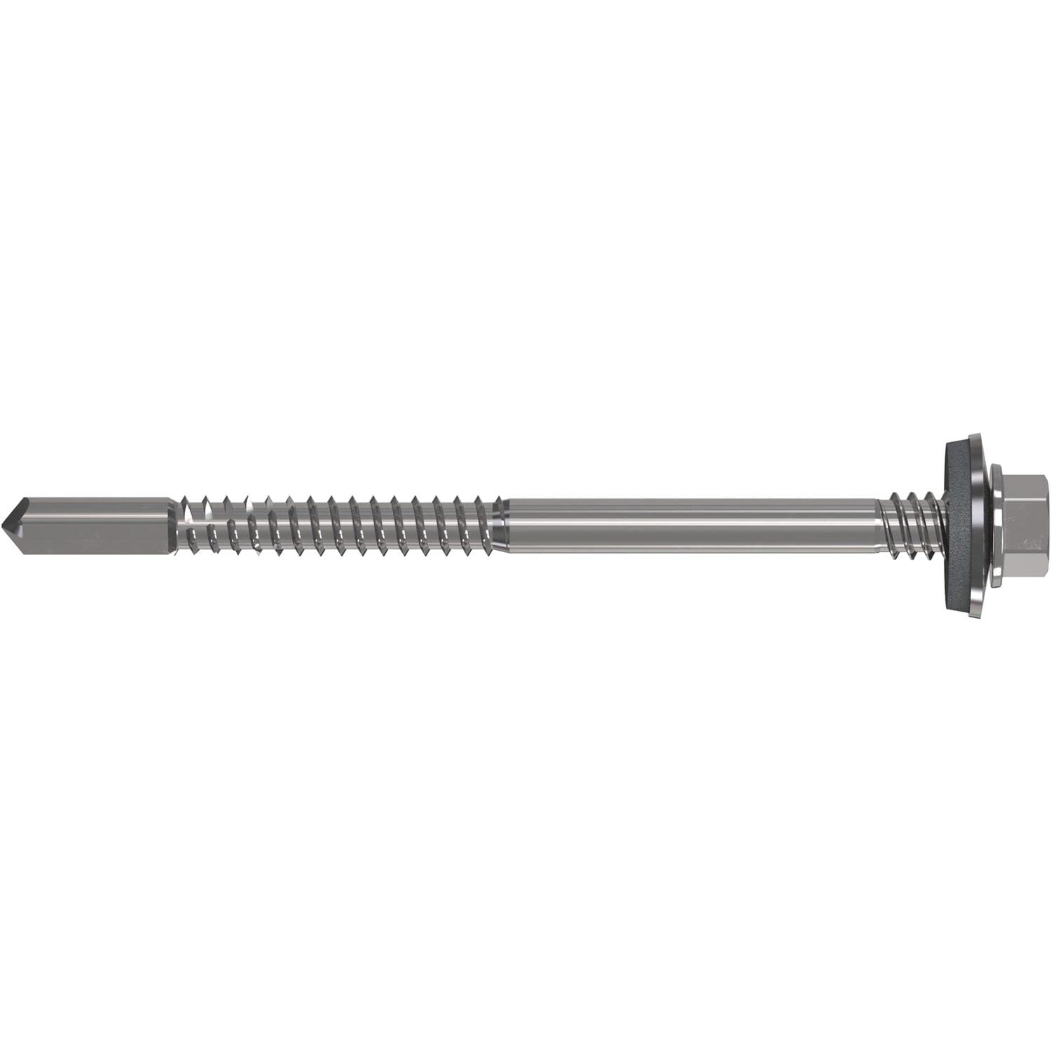 61641/6 5.5X 76 RP-K12-P Plus Sandwich-Bohrschraube Dichtscheibe 19mm Bi-Metall A2, Edelstahl