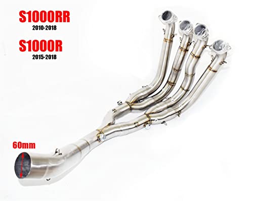 Tubo de enlace de cabecera para BMW S1000RR que optimiza el flujo de gases 4