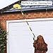 Gutter Cleaning Brush 8 Ft, Roofing Gutter Guard Cleaner Tool with Adjustable Pole, Gutter Cleaning Tools from The Ground for Easy Removing Leaves and Debris