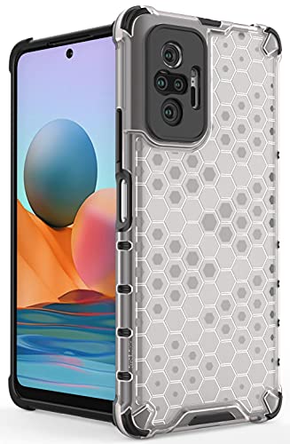 Image of Glasgow Back Case Cover Designed for Mi Redmi Note 10 Pro - Transparent