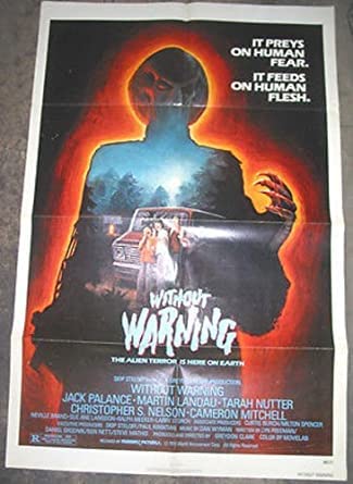 Amazon.com: WITHOUT WARNING (1980) Original Authentic Movie Poster