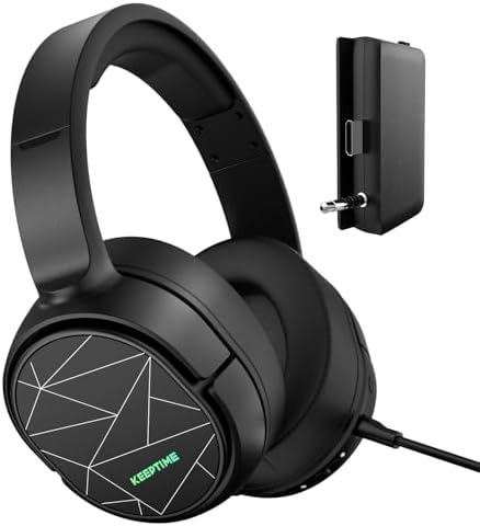 X1 Wireless Gaming Headset for Xbox Series X|S, Xbox One, PS5, PC, Mac, Nintendo Switch, Bluetooth Over Ear Gaming Headphones with Detachable Noise Canceling Microphone, 40H Battery