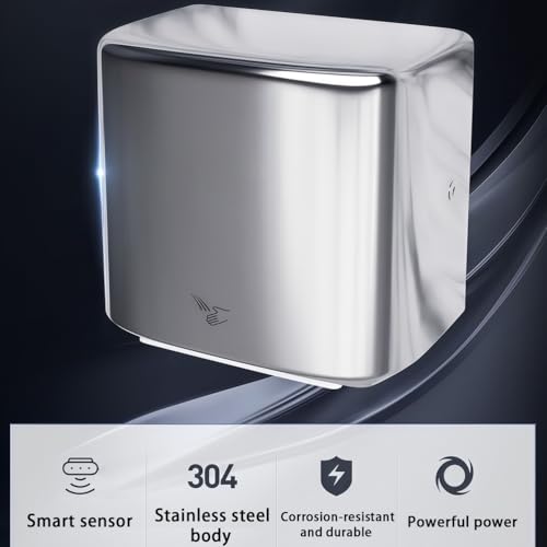 Secador de manos automático para baño comercial con sensor infrarrojo 5