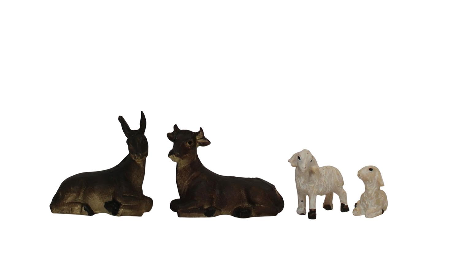 ZICOM Krippenfigur Miniaturfiguren Krippenset 12-teilig Höhe 8cm handbemalt Polyresin