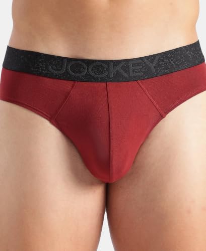 Image of Jockey US07 Men Super Combed Cotton Elastane Stretch Solid Brief