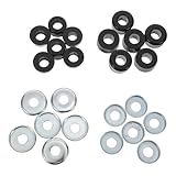 Conception universelle : le matériel de skate est conçu pour une compatibilité polyvalente, s'adaptant aux accessoires de patins à roulettes pour filles et hommes, et convient à la plupart des types d'accessoires de patinage à roulettes, kit antichoc pour camion de skateboard, kits de coussinets antichoc pour skateboard