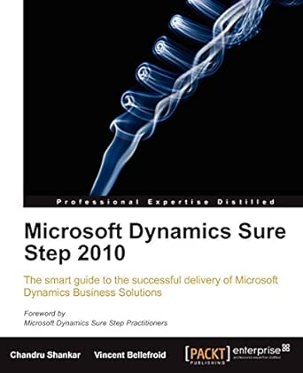 Microsoft Dynamics Sure Step 2010 book cover