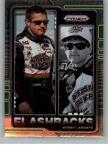 2021 Panini Prizm Racing #73 Bobby Labonte Flashbacks Official Nasar Racing Trading Card in Raw (NM or Better) Condtion