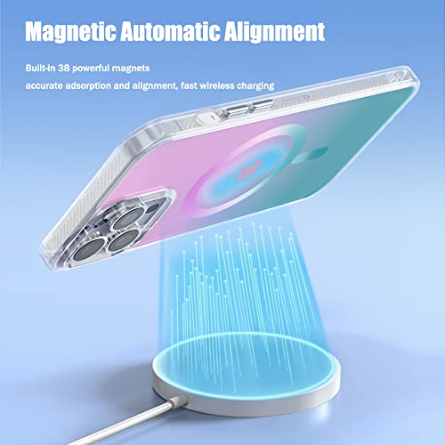Étui de chargeur sans fil mat pour iPhone 12 Pro Max rainbow - 4