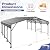 JY QAQA 20 x 20 FT Heavy Duty Metal Carport Canopy with Galvanized Steel Roof, Outdoor Car Tent Metal Garage Shelter for Car, SUV, Trucks and Boats