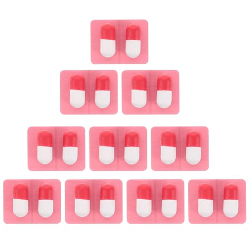 Toddmomy Jouet Docteur Enfant Capsules Médicales 10 Pièces Jeu De Rôle Réaliste Kit Médecin pour Stimuler Créativité Et Interaction Sociale