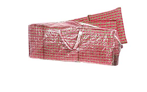 Fachhandel Plus Auflagentasche Stralsund EuroLine 125 × 50 × 32 cm – Schutzhülle für Gartenstuhl Auflagen, Wasserabweisende Aufbewahrungstasche mit Reißverschluss & Griffen
