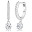 1.0 carats(0.5ct*2)-Silver