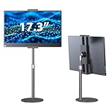 EVICIV モバイルモニター 卓上 スタンド 最大17インチ対応 高さ調節可能 スマホ/iPad/タブレット スタンド 回転 傾き 自由調整可能 多機能 10.5 13.3 14 15.6 16インチ モバイルディスプレイ スタンド ポータブル ビジネス 旅行 休日のギフト