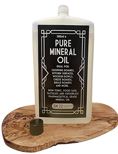 Chopping Board Oil 100% Pure Food Grade Clear Mineral Oil Butchers Block 300ml sk22 ltd