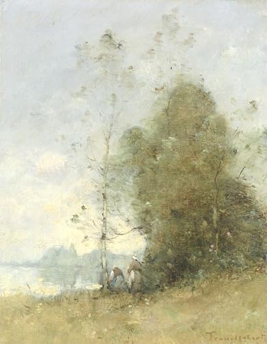Impression tableaux peinture sur toile Trouillebert œuvre d'art