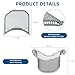 ADQ56656401 Dryer Lint Filter Stainless Steel Mesh and MCK49049101 Lint Screen Housing fit for Ken-more Elite L-G Dryer, Lint Filter Replace ADQ566564 DLE3600W DLE3400W DLE3500W DLE3170W by Fetechmate