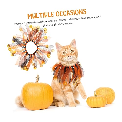 Collier de chat d'Halloween et chiot avec accessoire de cou durable