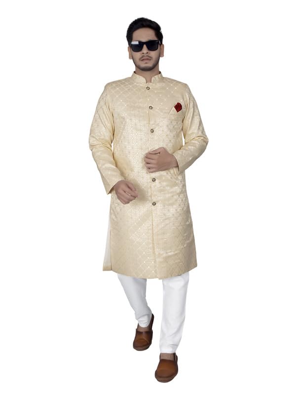 Vêtements ethniques Indo Western homme pour mariage et cérémonie